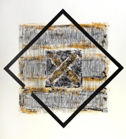 Szolláth Katalin - Forgatható kert - papír, tempera, ceruza - 76x58 cm - 2024