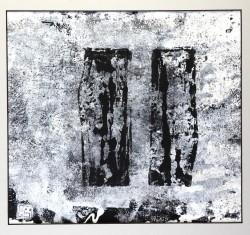 Szolláth Katalin - Közel - papír, tempera, monotípia - 28x30 cm - 2024