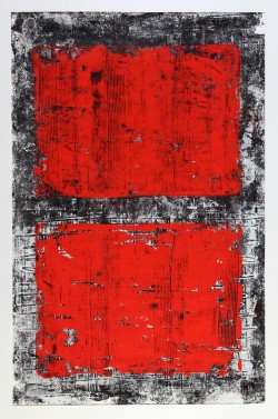 Két hasonló - papír, tempera - 58x38 cm - 2024